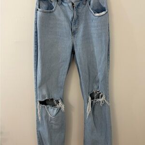 Abercrombie & Fitch Light Blue High Rise Jeans